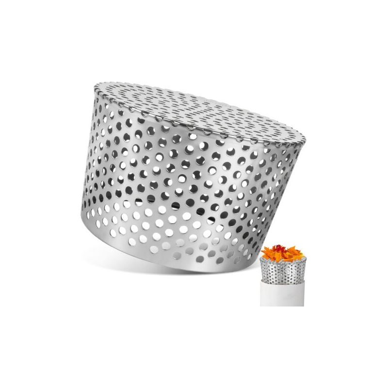 Rinnenfilter Aus Edelstahl, Runder Rinnenschutz Aus Edelstahl 304 Für Schuppen, Garten, Graben, Kanalisation, Balkon, Zur Vermeidung Von Verstopfungen (110-125 Mm)