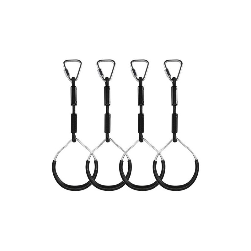 Kletterringe Für Kinder - Multifunktional - Kunststoff-ringschaukel - Maximallast: 160 Kg - Für Ninja - Kletterring - Hindernis - Gartenschaukel