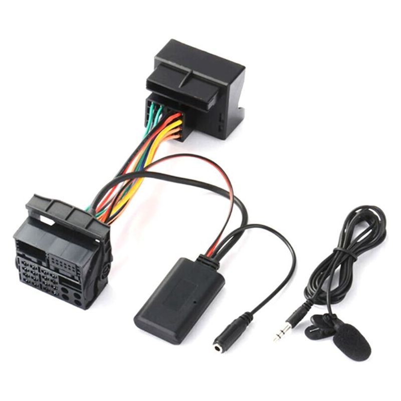 Bluetooth 5.0 Aux-audiokabel-adapter + Externes Mikrofon Für Cd30 Cdc40 Cd70 Dvd90
