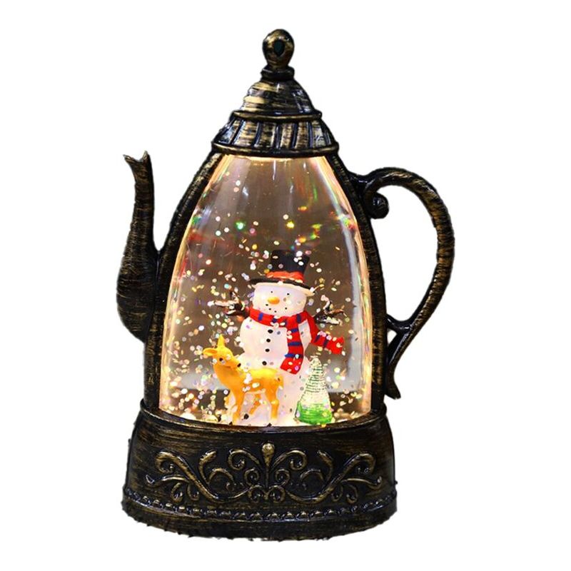 Retro-teekannen-stil Led-nachtlicht - Beliebte Weihnachtsdekoration, Helle Lampe Für Kinder, Ideales Geschenk A