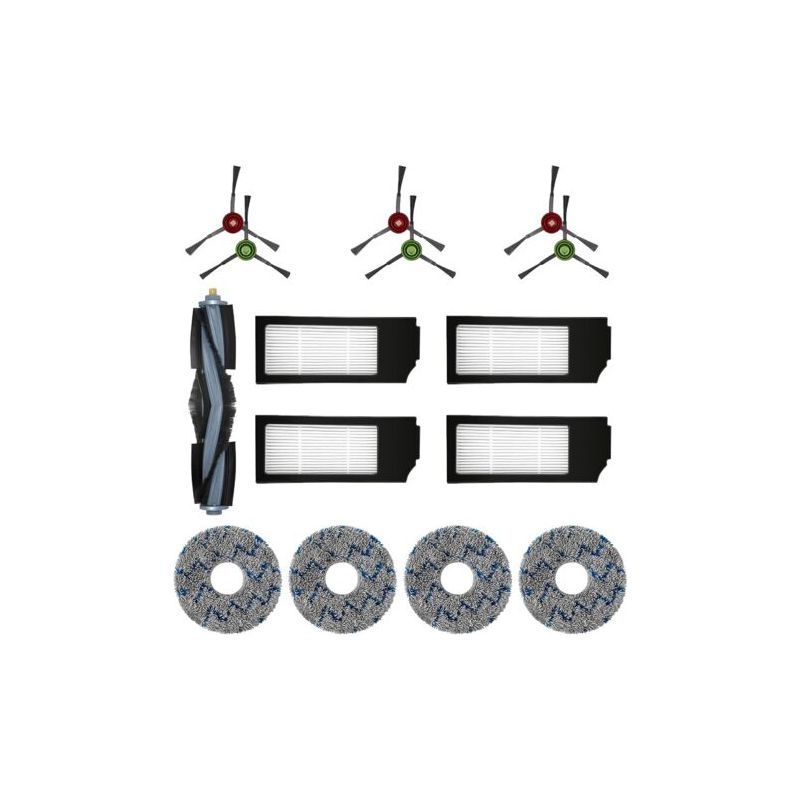 Filterbürsten-ersatztuch-zubehörset Für Ecovacs Deebot T20 Omni T10 Omni Deebot X1 Omni X1 Turbo X1 Plus Roboterstaubsauger (15 Stück)