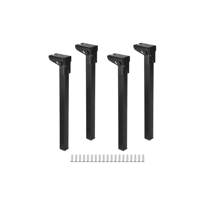 4 Stück 12-zoll Klappbare Tischbeine, Hochbelastbares Metall-hairpin-tischbein-set, Schwarze Klappbare Möbelbeine, Faltbare Laptop-tischbeine