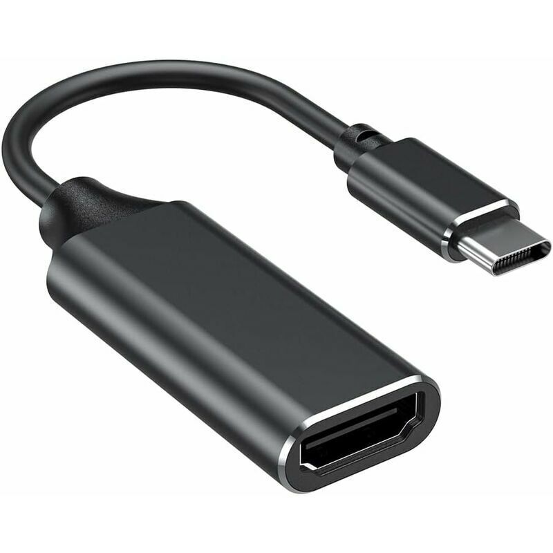 Usb-c-zu-hdmi-adapter, Usb-typ-c-zu-hdmi-4k-adapter (kompatibel Mit Thunderbolt 3) Mit Audio-video-ausgang Für Macbook Pro 2018/2017, Ipad Pro 2018, Note 9/s9, Huawei Mate 20 Usw. (schwarz)