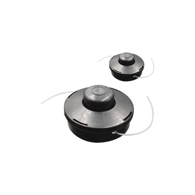 2er-pack Universeller Ersatzkopf Für Doppelfaden-benzin-freischneider M10 X 1,25 (schwarz)