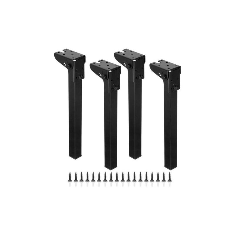 12-zoll-klapptischbeine, Robustes Metall-haarnadel-tischbein-set, Schwarze Klappbare Möbelbeine, Klappbare Laptop-tischbeine, Ersatzbeine