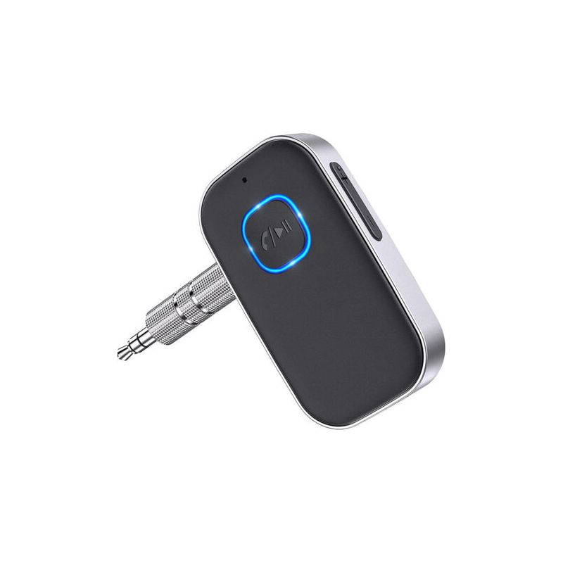 Bluetooth 5.0 Auto-empfänger, 3,5-mm-aux-anschluss Auto-bluetooth-adapter Mit Drahtloser Geräuschunterdrückung Für Autoradio/heimstereoanlage/kabelgebundene Kopfhörer/lautsprecher/freisprechfunktion