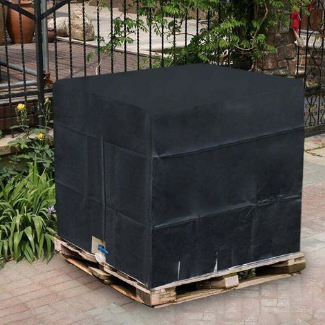 Ibc-schutzplane Aus 210d Oxford-gewebe, Wasserdichte/staubdichte Schutzabdeckung Für 600-liter-ibc-tank/grv (120 X 80 X 100 Cm)