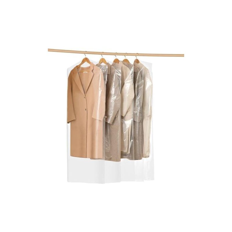 Kleiderhüllen 30 Stück Staubdichte Abdeckung Staubdichter Beutel Transparente Schutzhüllen Für Kleider Anzüge Mäntel 60 X 120 Cm