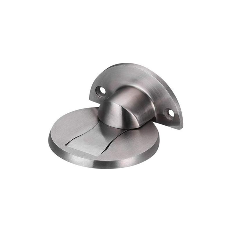 Magnetischer Türstopper Aus Edelstahl 304, Türhalter Für Zuhause, Hotel, Restaurant, Bürotür - Gebürstetes Silber