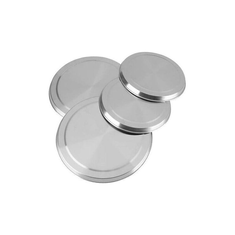 Glas-schutzplatte Für Elektroherde, 4er-set, Mattsilber