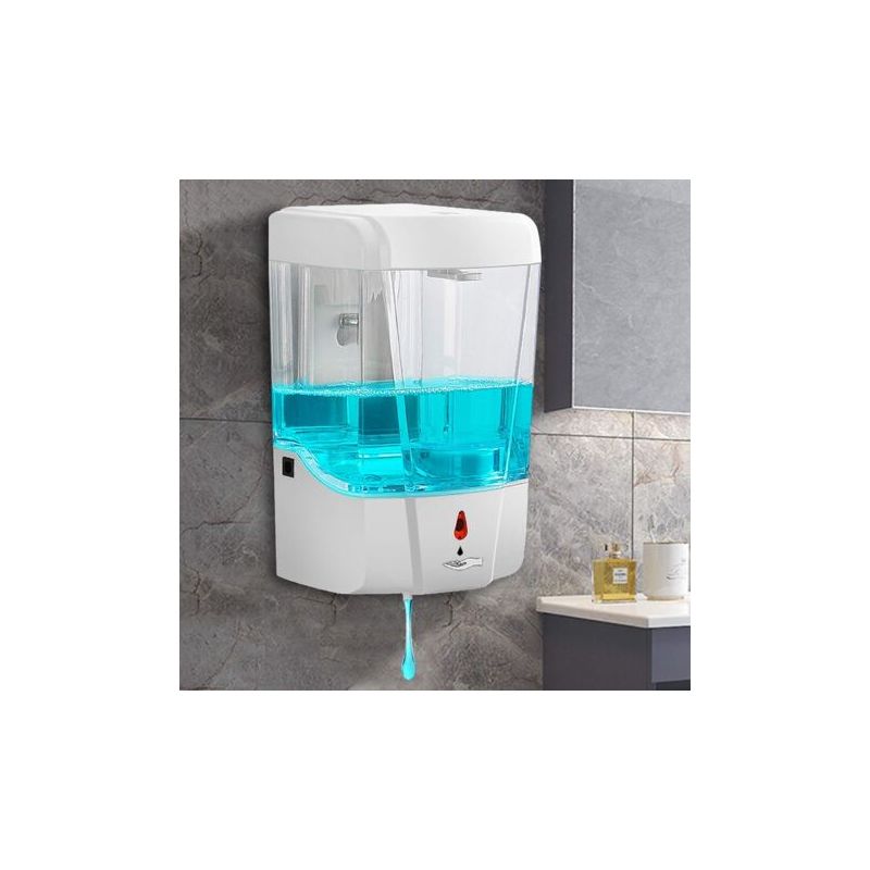 Automatischer Handseifenspender, 700ml Wandmontierter Seifenspender, Berührungsloser Handdesinfektionsmittel-shampoo-spender, Berührungsloser Flüssigkeitsspender Für G