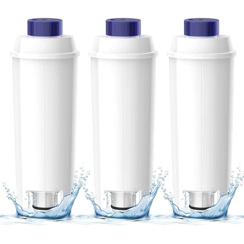 Wasserfilter Für Delonghi Magnifica Kaffeemaschinen, Delonghi Dinamica Und Ecam/etam/esam/bco Serienfilter, Dlsc002 Filterkartusche, Wasserenthärterfilter (3 Stück)