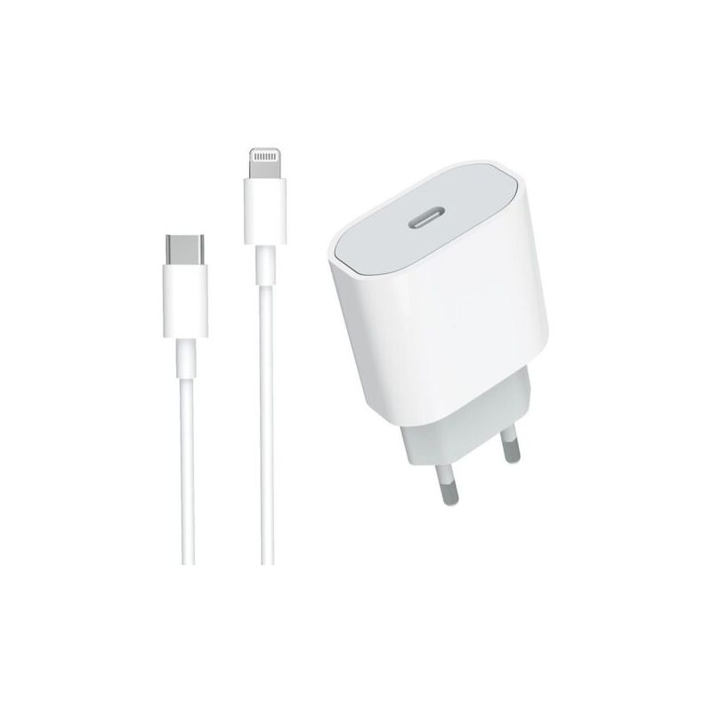 20w Usb-c-schnellladegerät, Mfi-zertifiziertes Iphone-ladegerät Und Iphone-ladekabel, Pd 3.0-adapter Und 1m Usb-c-zu-lightning-kabel Für Iphone 14/14 Pro/14 Pro Max/14 Plus/13/12/11/xs/ipad