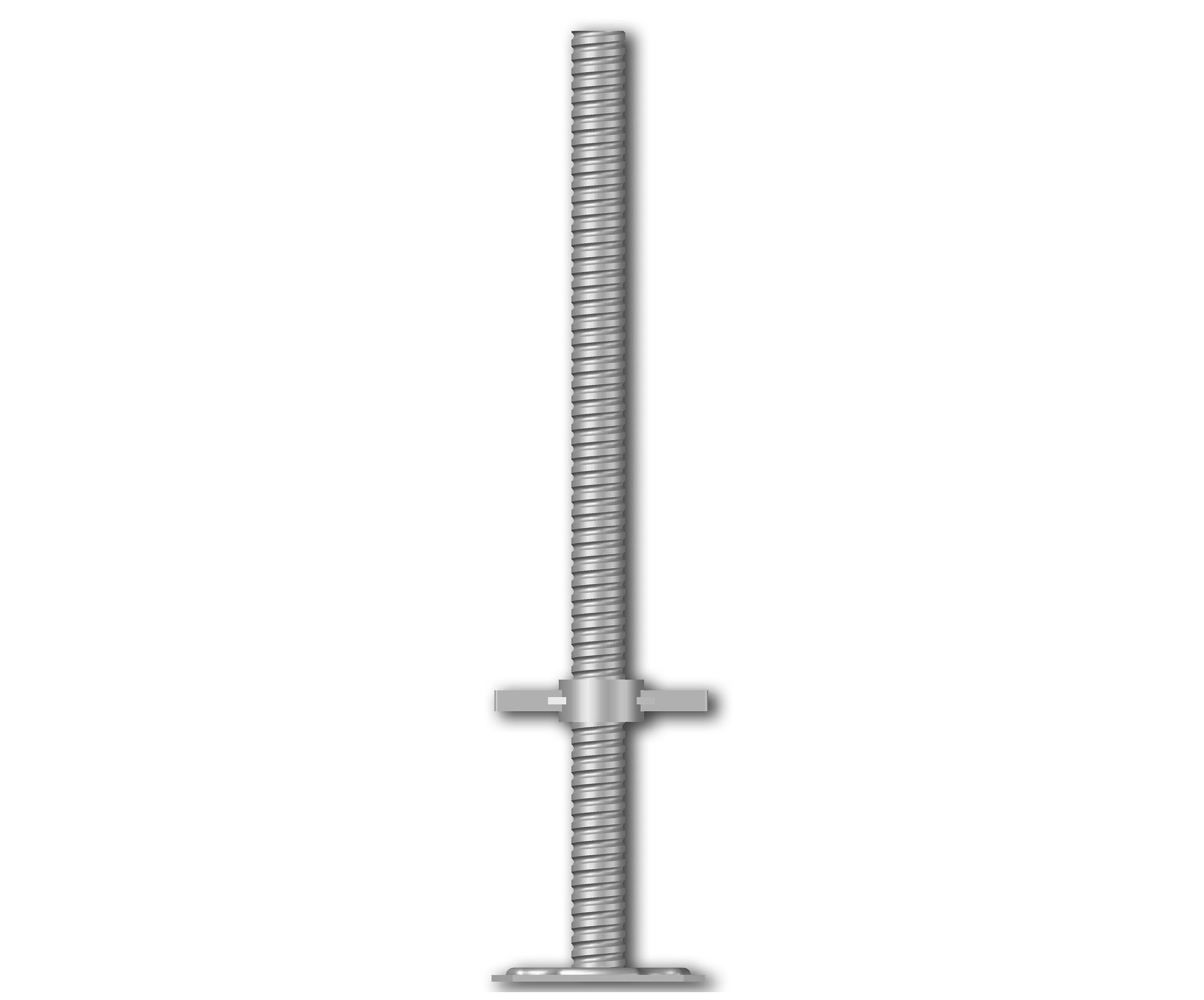 Altec Fußplatte Mit Stahlspindel, Rollfix 2.0, Myself-tower