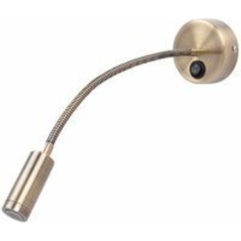Amxcnoy Flexible Wandleseleuchten Und Nachttischlampen Mit Integriertem Schalter, 13w Cree Led, Bronze-finish, Modell My-b031 [energieklasse A+++]