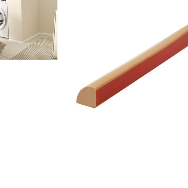 Selbstklebende Eckenschutzleisten, Flexible Dekorleisten Für Fliesen Und Wände, 2 Meter, Braun.
