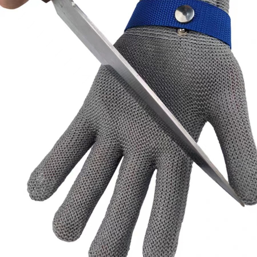 Schnittfeste Küchenhandschuhe, Schutzstufe 9, Geeignet Zum Filetieren Von Fisch, Schneiden Von Fleisch, Verarbeiten Von Austern Und Tranchieren (xl).