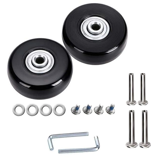 Ein Satz Von Zwei 4518 Mm Ersatz-kofferrollen, Geeignet Für Koffer, Reisekoffer Usw.