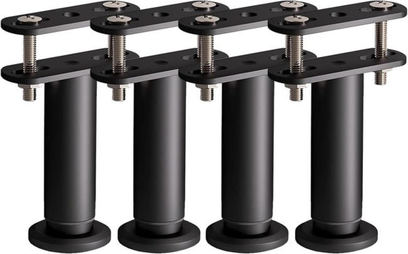 Ein Set Aus 4 Höhenverstellbaren Bettstützbeinen Mit Verbindungsplatten, Geeignet Für Bettgestelle (180 Mm - 310 Mm).