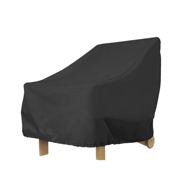 Schutzhülle Für Gartenstühle, Staub- Und Sonnendicht, Möbelabdeckung, 210d, 96,5 X 89 X 79 Cm, Schwarz.