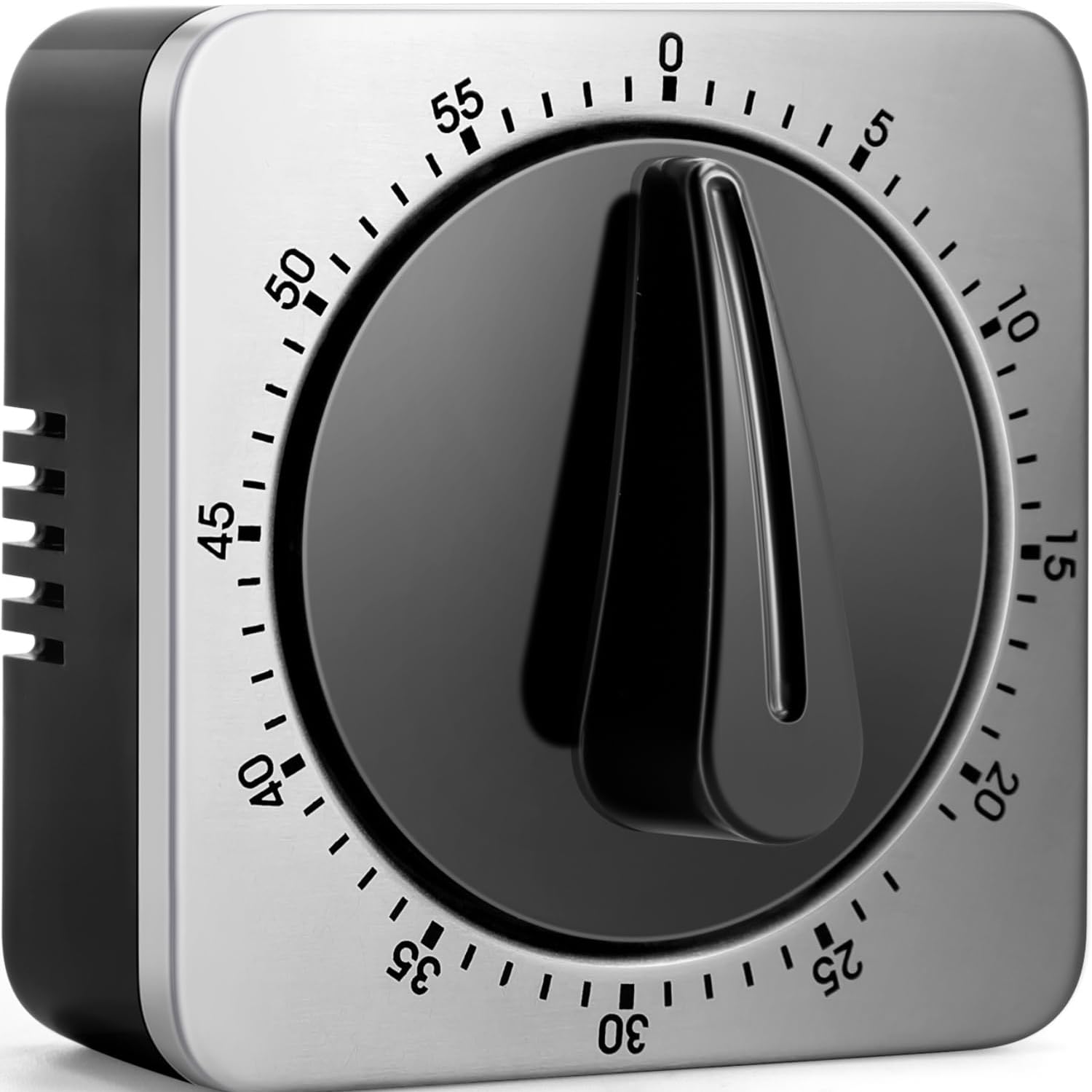 Küchentimer, Kochtimer Mit Einem Leistungsstarken Akustischen Alarm, Magnetischer Rückplatte Und Elegantem Edelstahlgehäuse.