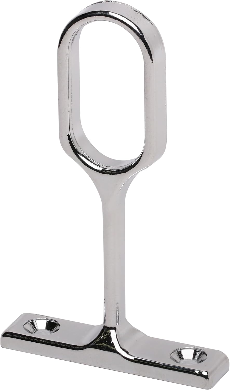 Ovaler Kleiderbügelhalter Mit Flansch, Geeignet Für Kleiderschrankkleidung, 2-teiliges Set.