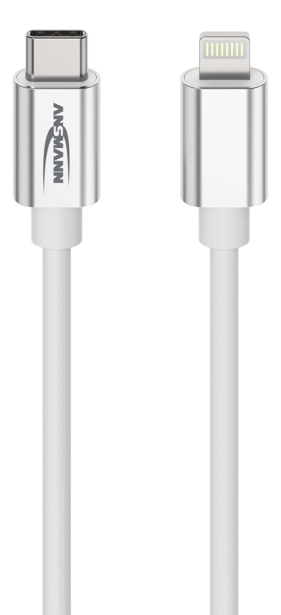 Ansmann Usb C Lightning Kabel 120cm In Weiß Für Iphone Ipad Kompatibel