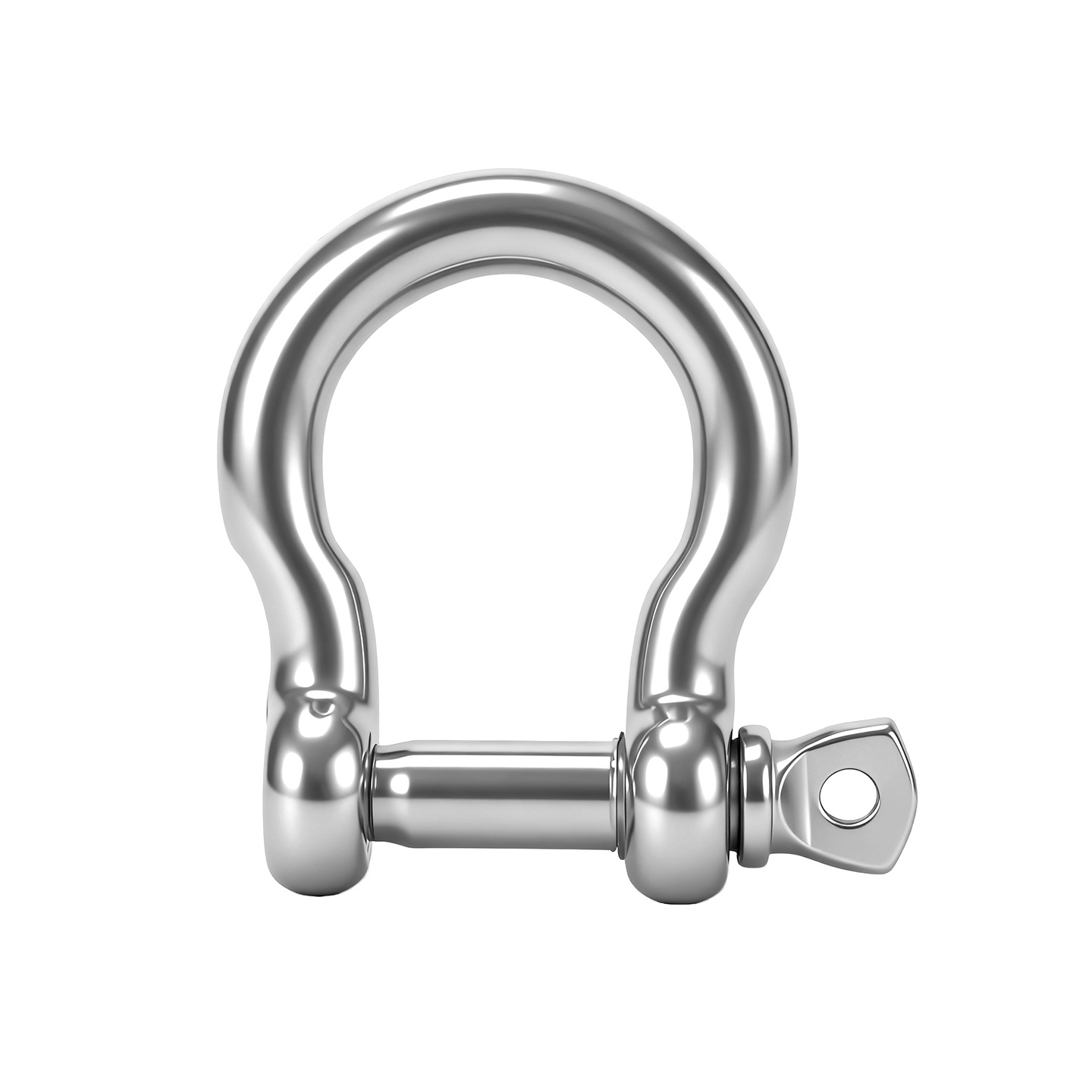 10 Stück M4 D-ring-bügelschäkel, Abschließbar, Edelstahl 304, Für Schwerlast-takelage, Transport, Stahlketten-schäkel