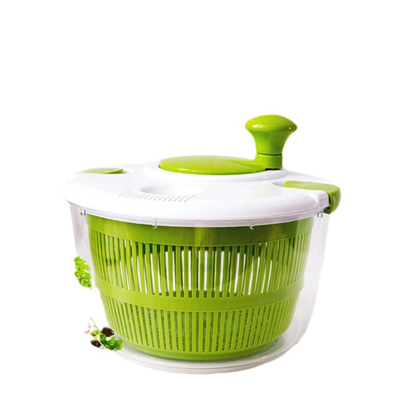5-liter-salatschleuder – Schüssel Und Sieb Zum Waschen, Abtropfen Und Trocknen Von Gemüse Und Obst – Vielseitig: Ideal Für Salat, Obst, Nudeln Und Pommes Frites