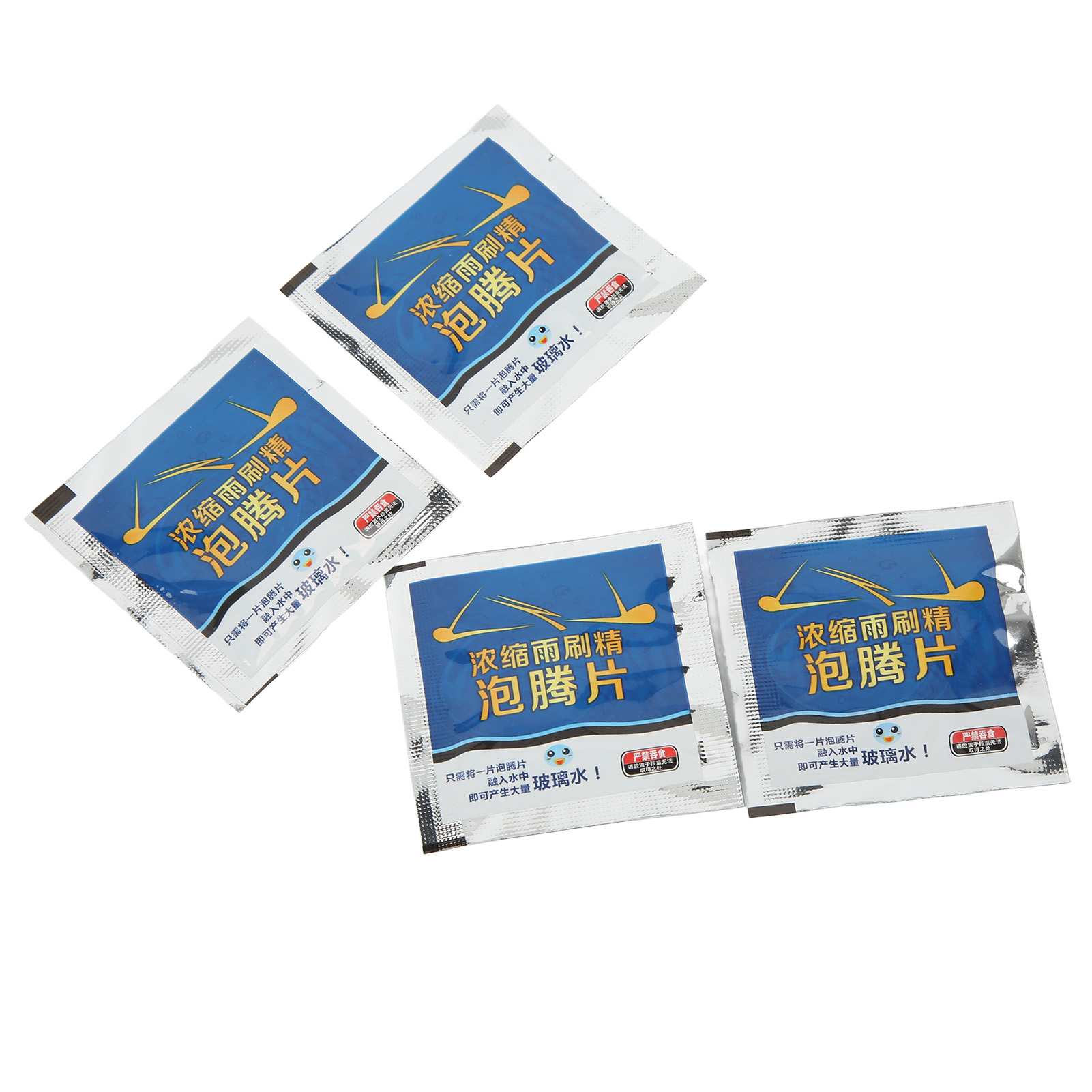 10 Scheibenwaschmittel-tabletten/packung, Oxalsäure, Blauer Glasreiniger