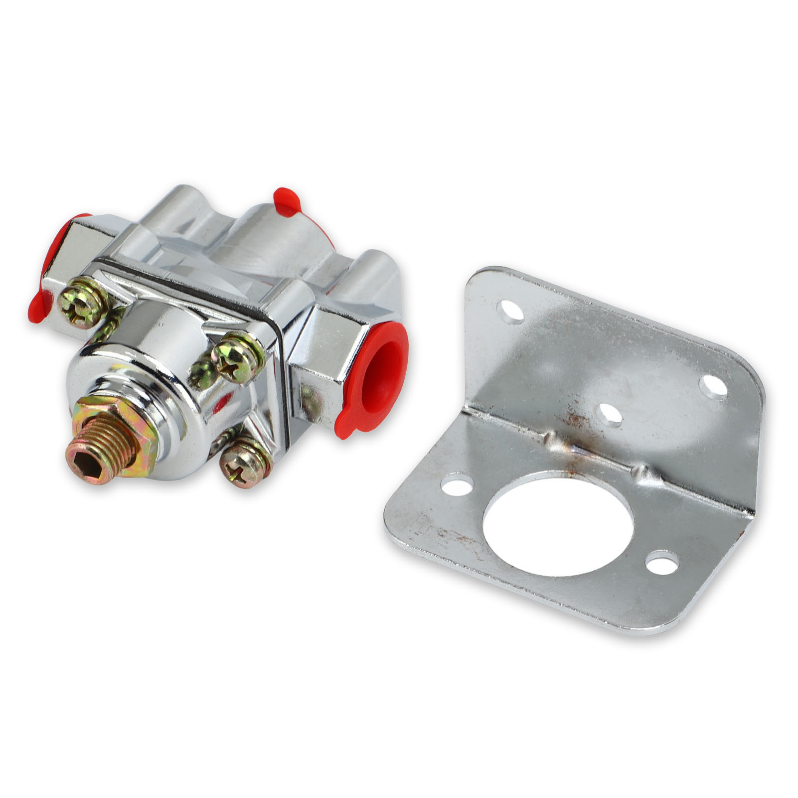 Régulateur De Pression De Carburant En Alliage De Zinc 1‑4 Psi, Orifice Npt 3/8 Po, Référence 12‑804, Pour Carburateurs Edelbrock