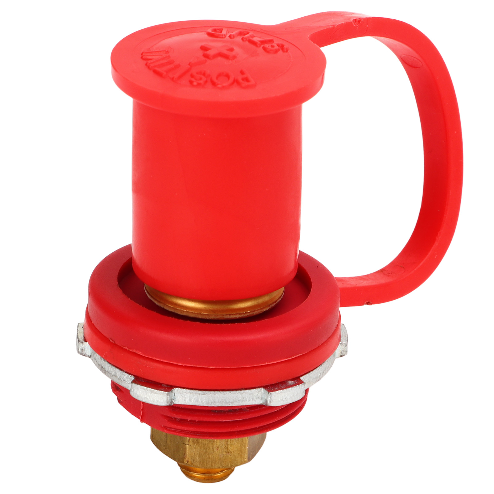 Borne De Batterie À Code Couleur 250 A, Connecteur À Goujon De 3/8 Po Avec Capuchon Pour Voitures, Vr Et Bateaux, Rouge (positif)