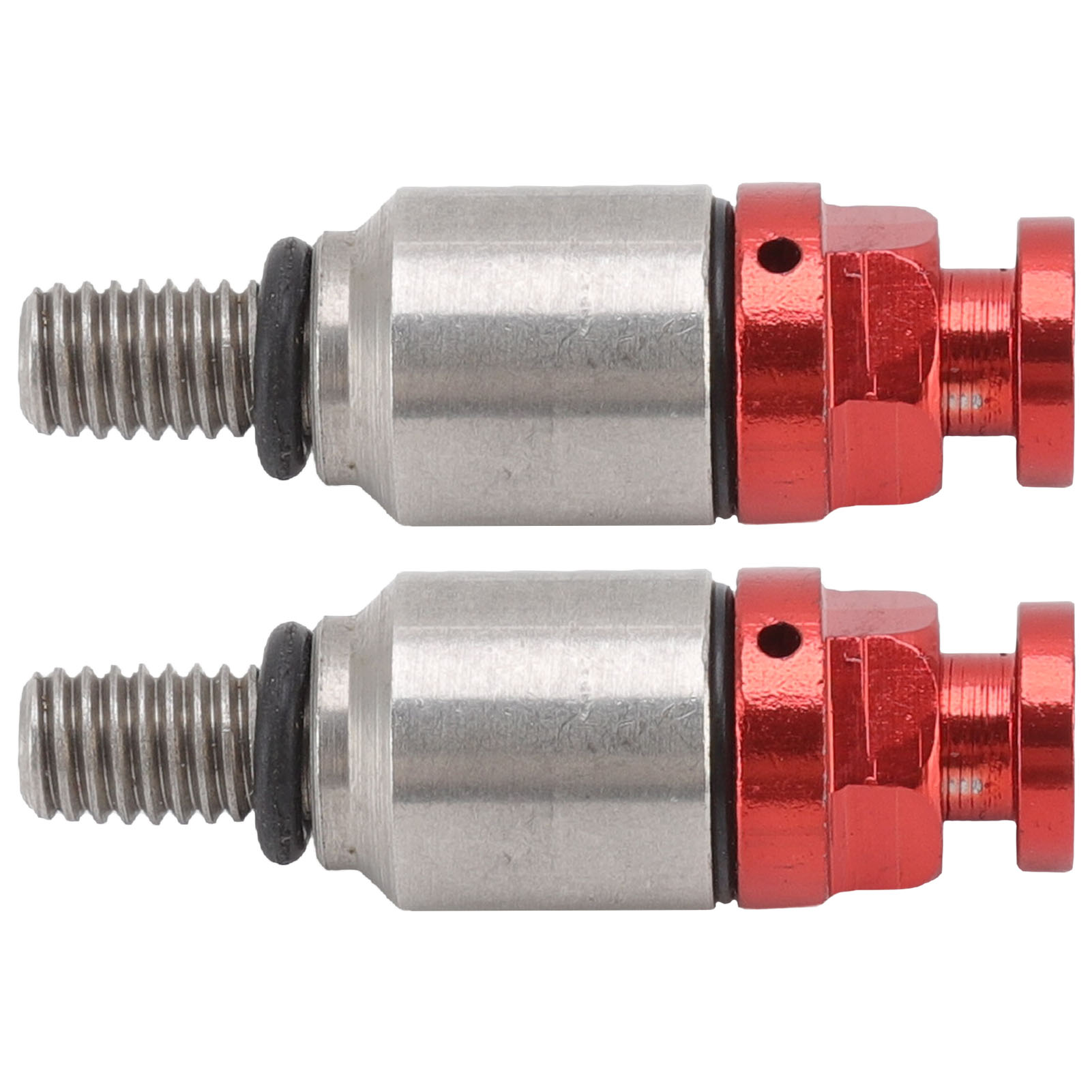Lot De 2 Purgeurs D'Air De Fourche En Alliage D'Aluminium M5x0,8, Remplacement Pour Crf150r, Cr125r Et Cr250r (rouge).