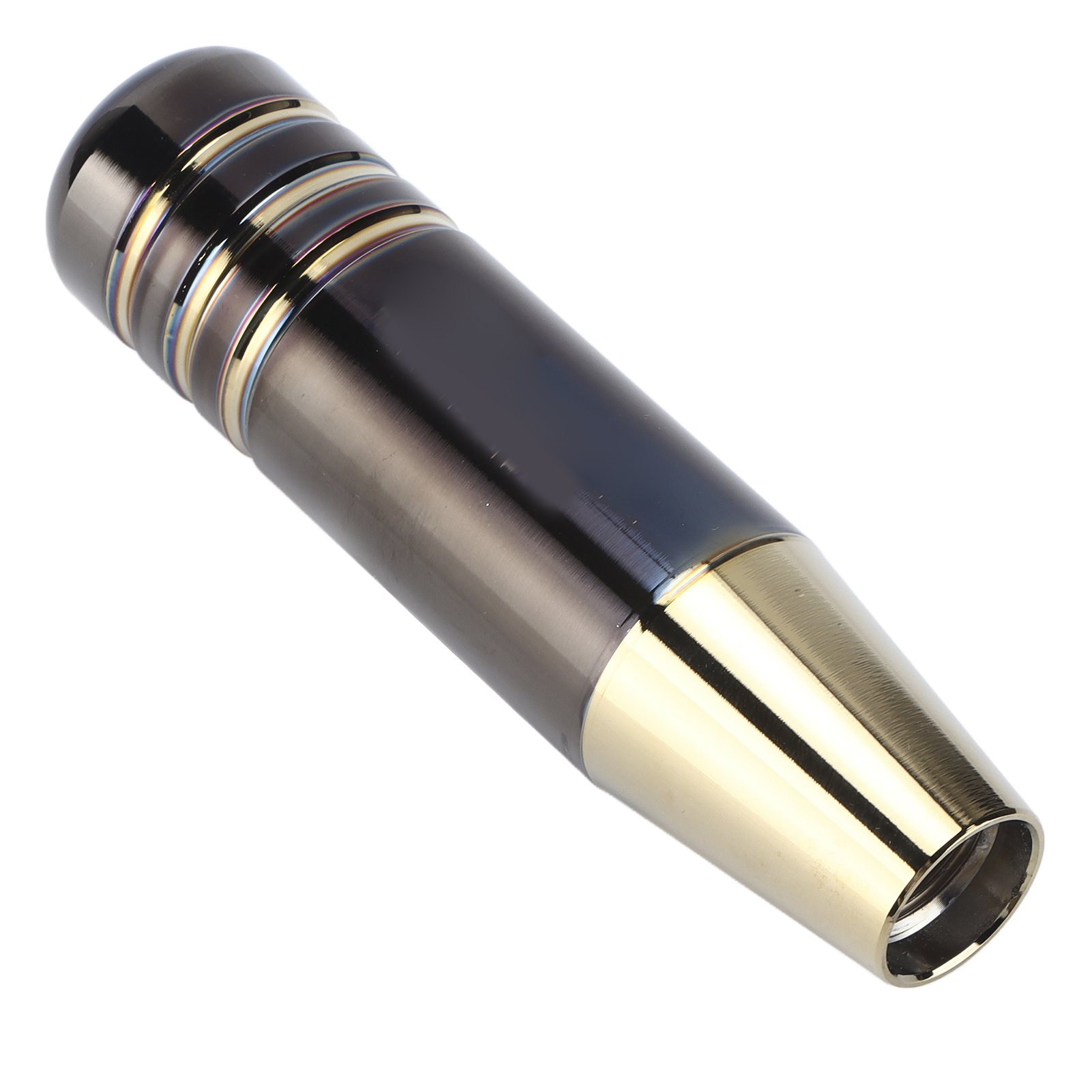 Schaltknauf Aus Aluminiumlegierung, Brüniertes Blaugold-finish, 13 Cm, Universelle Kfz-teile