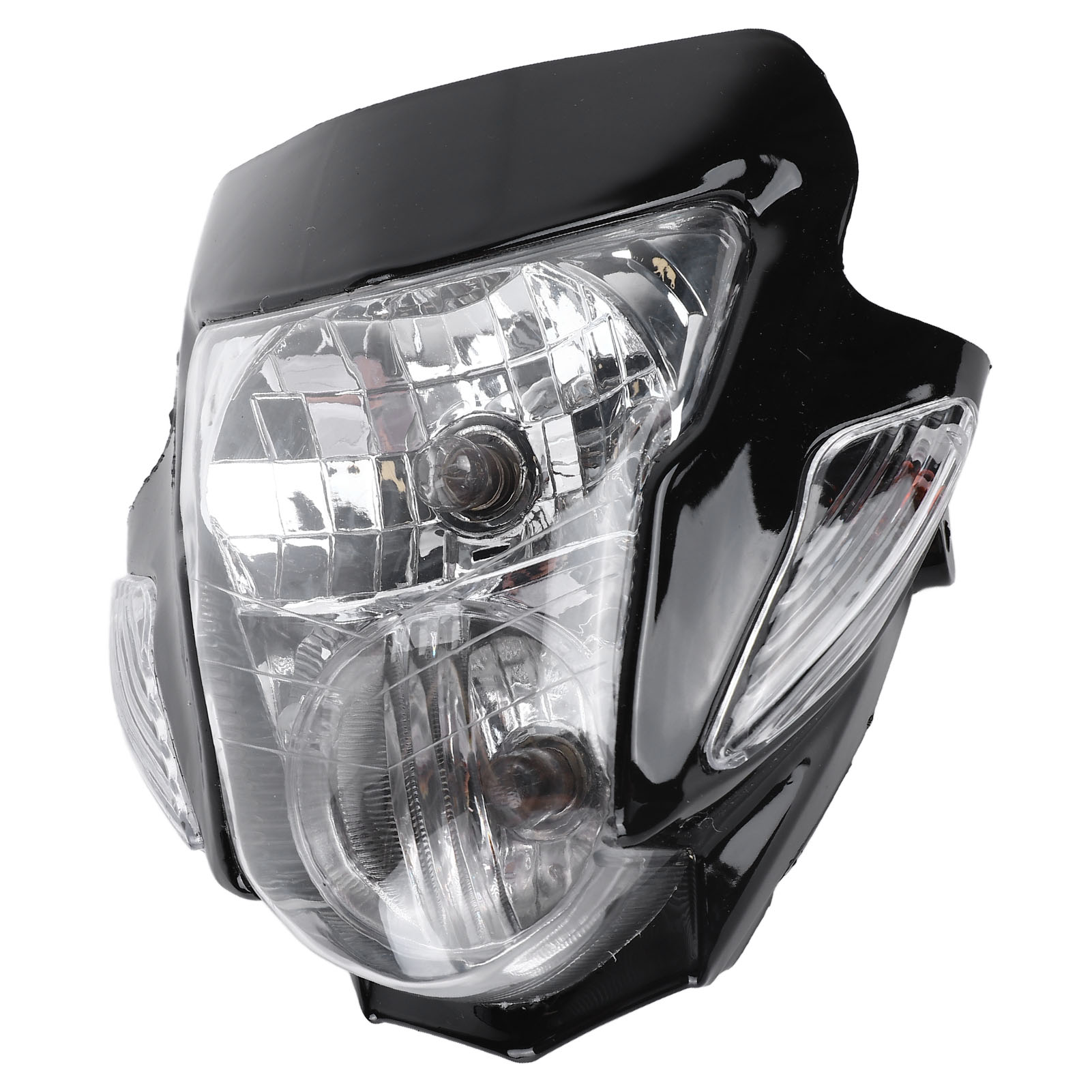 Totenkopfförmiger Motorradscheinwerferschutz, Breitere Und Hellere Sicht, Scheinwerferverkleidung