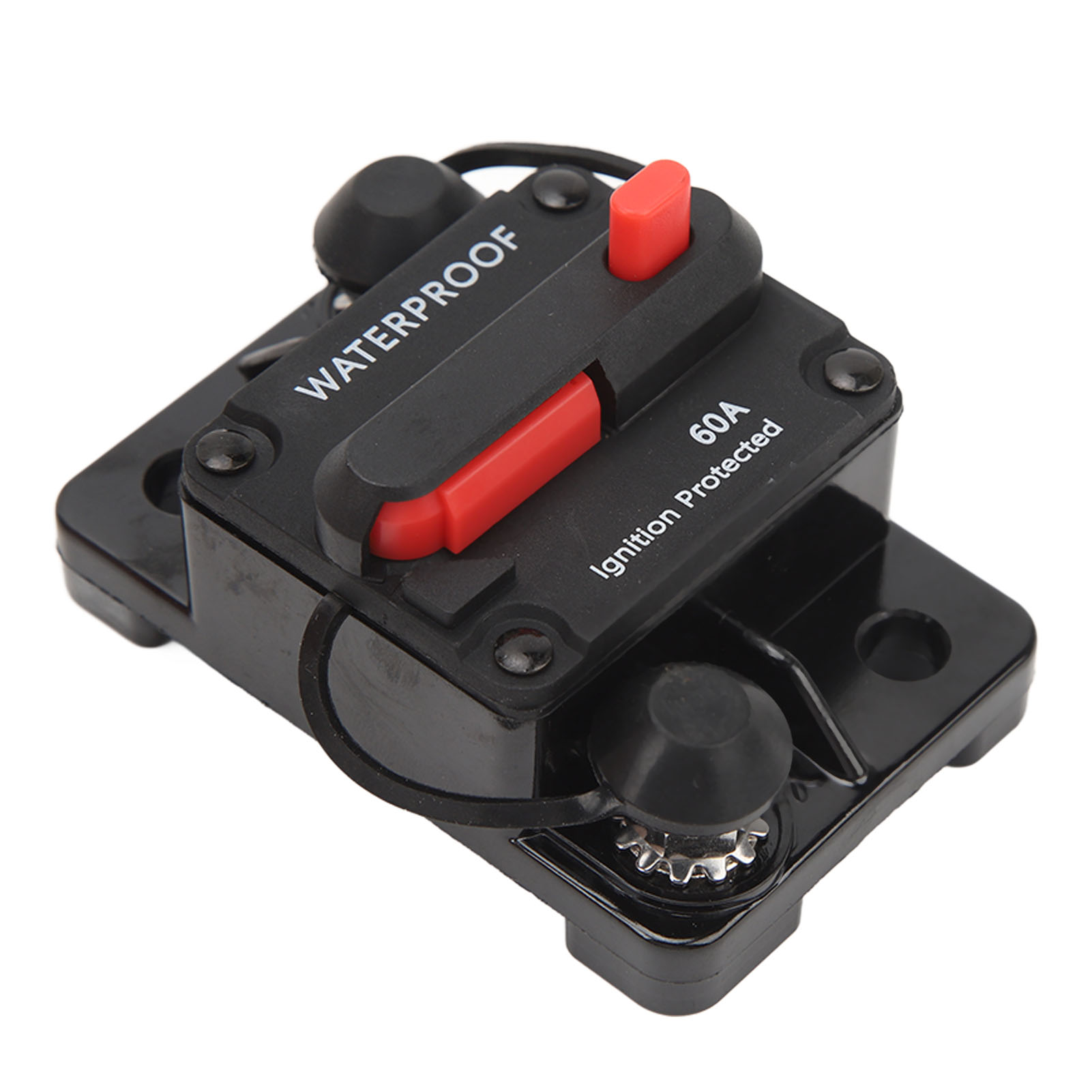 12v Wasserdichter, Manuell Rückstellbarer Audio-schutzschalter Mit 60a-sicherung Für Autoradiosysteme