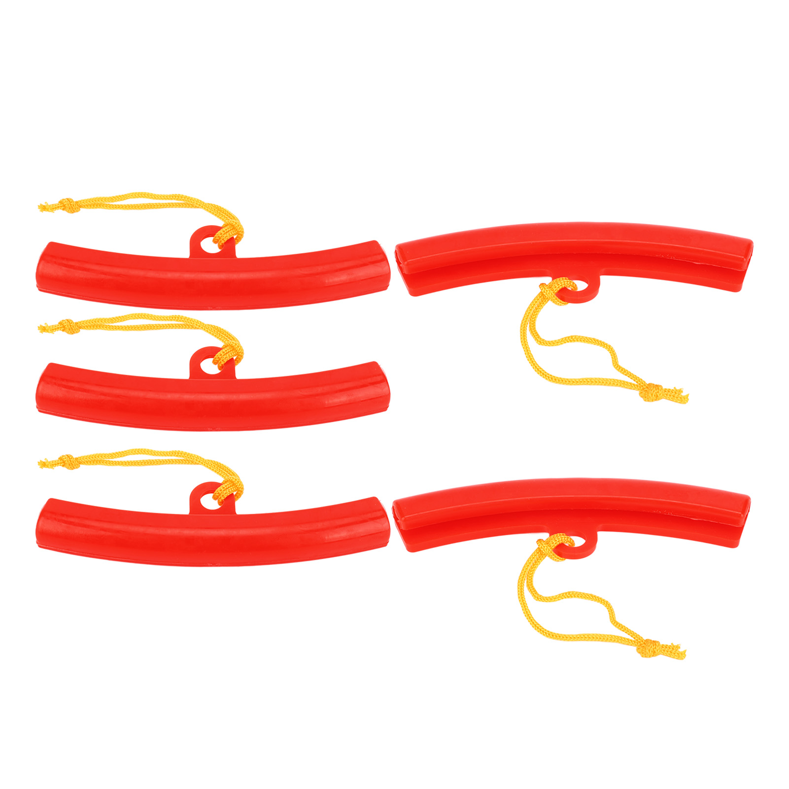 Lot De 5 Protections De Jantes En Caoutchouc Rouge Pour Démonte-pneus