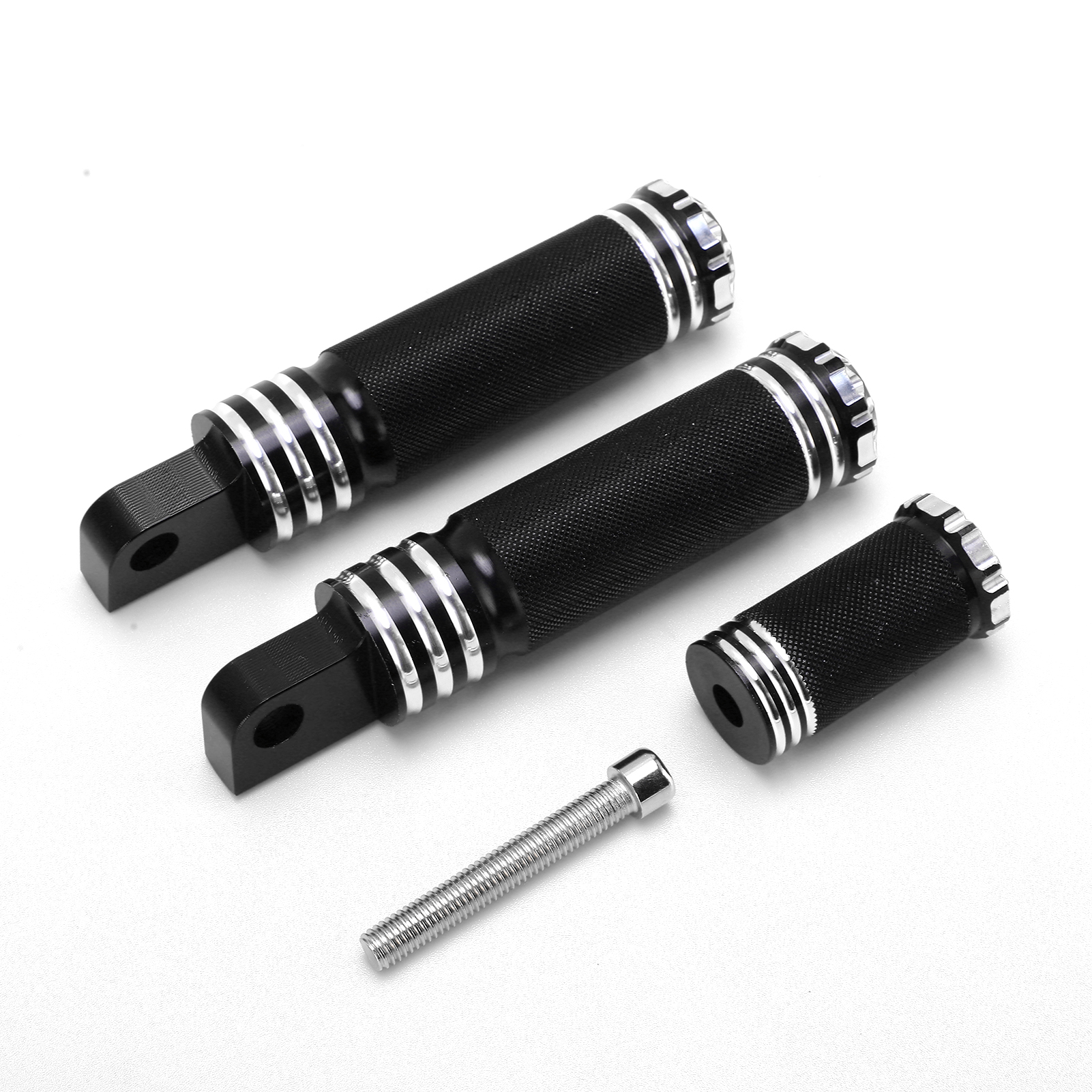 Ersatz-schalthebel-fußrasten-set Aus Aluminium Für Bad Boy Fxstsb Motorräder (1995–1997), Schwarz