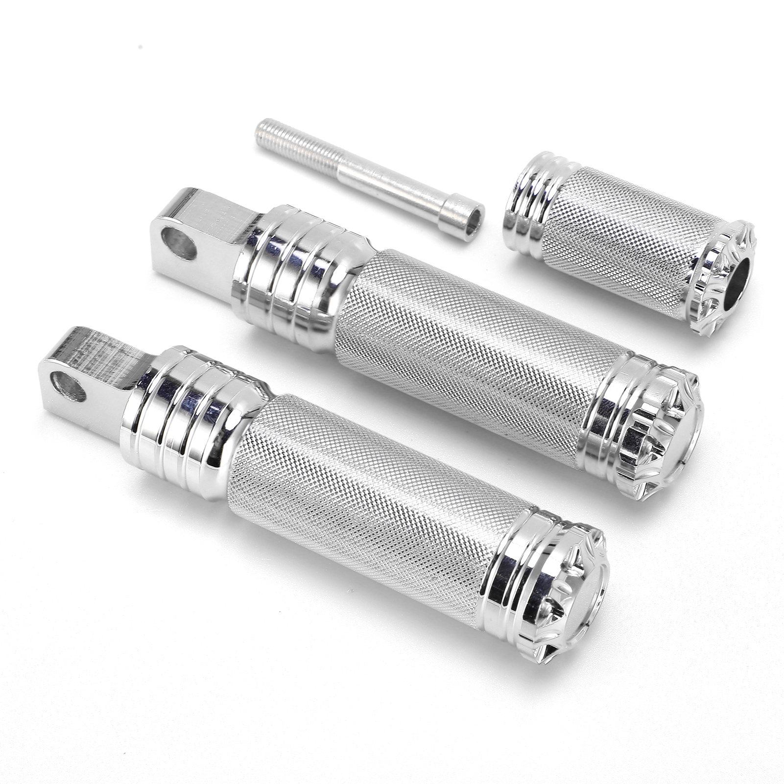 Ersatz-schalthebel-fußrasten-set Aus Aluminium Für Bad Boy Fxstsb Motorräder (baujahre 1995–1997), Silberfarben