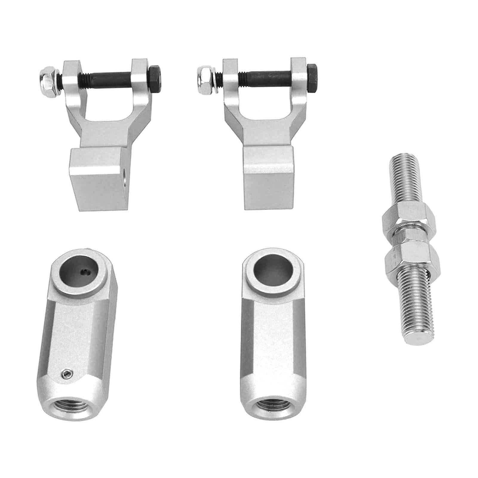 4x4 Tieferlegungssatz Für Vorder- Und Hinterachse, Leichtmetallfelgen, Kompatibel Mit Raptor 350, 660 Und 700, Silberfarben.