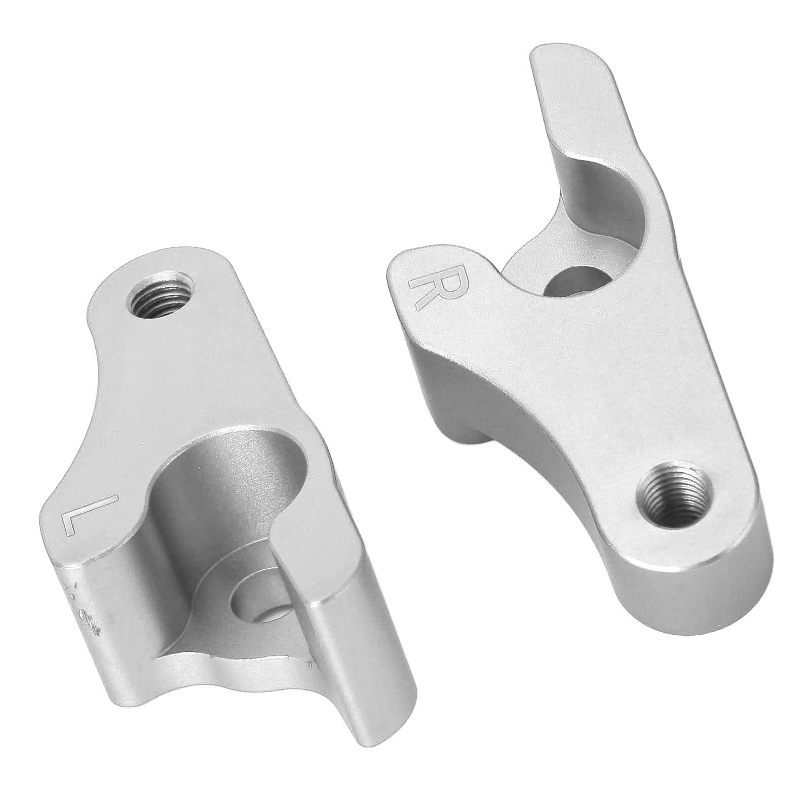 Satz Mit 2 Tieferlegungs-distanzstücken Für Die Hinterachse, 5 Cm (2 Zoll) Tief, Für Touring-modelle Von 2002 Bis 2022, Silberfarben.