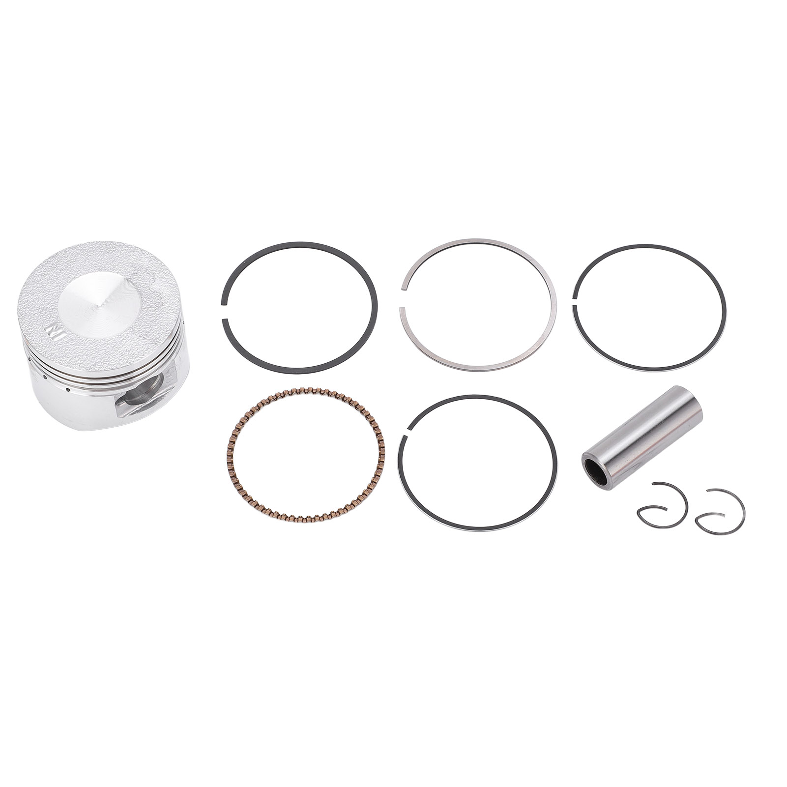 Kolbensatz Bestehend Aus Kolbenringen Aus Legiertem Stahl Für Gy6-125 Go-kart-motoren, Roller, Quads Und Utv-motorräder