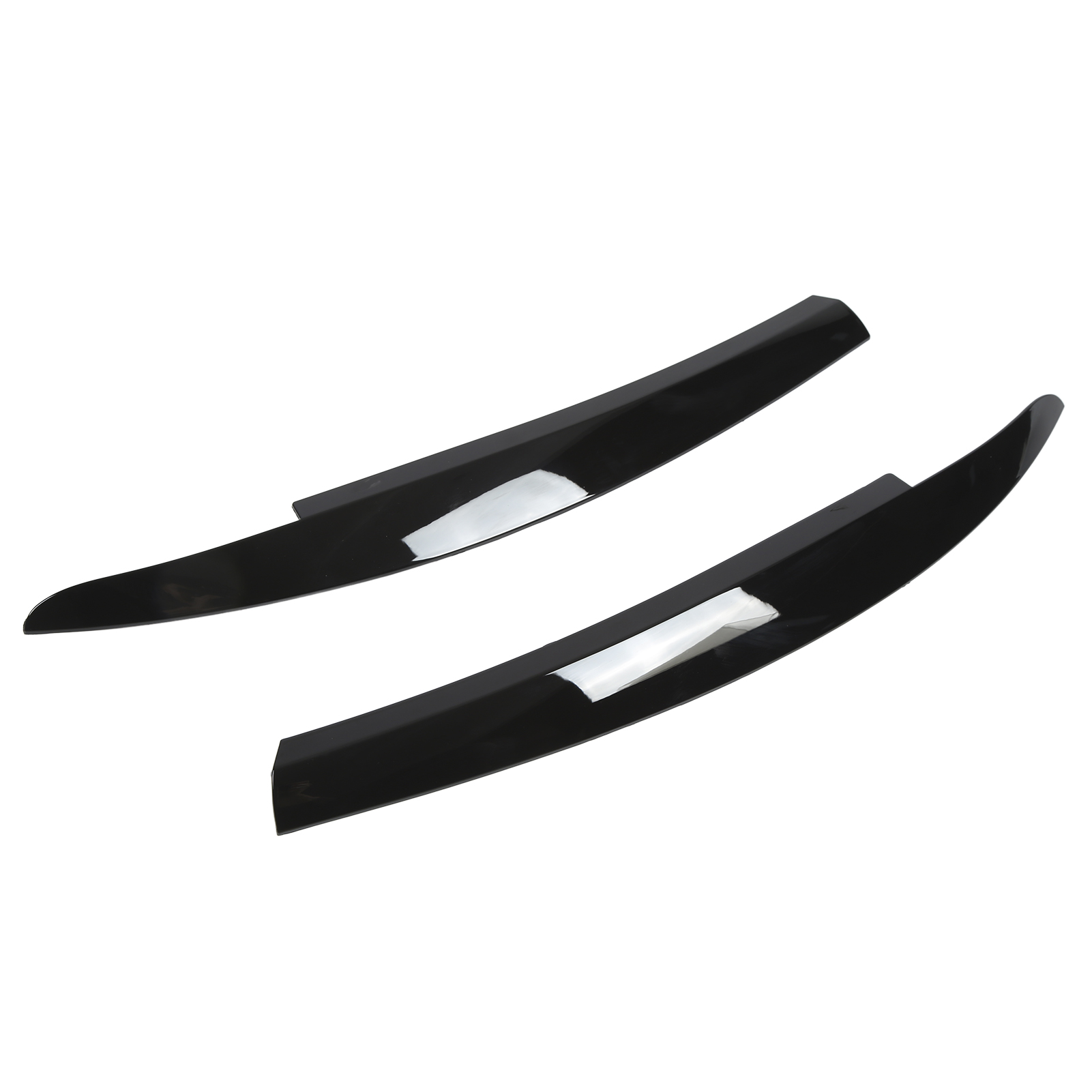 Set Mit Schutzblenden Für Autoscheinwerfer, Glänzend Schwarz, Leicht, Aus Abs Für Den Außenbereich.