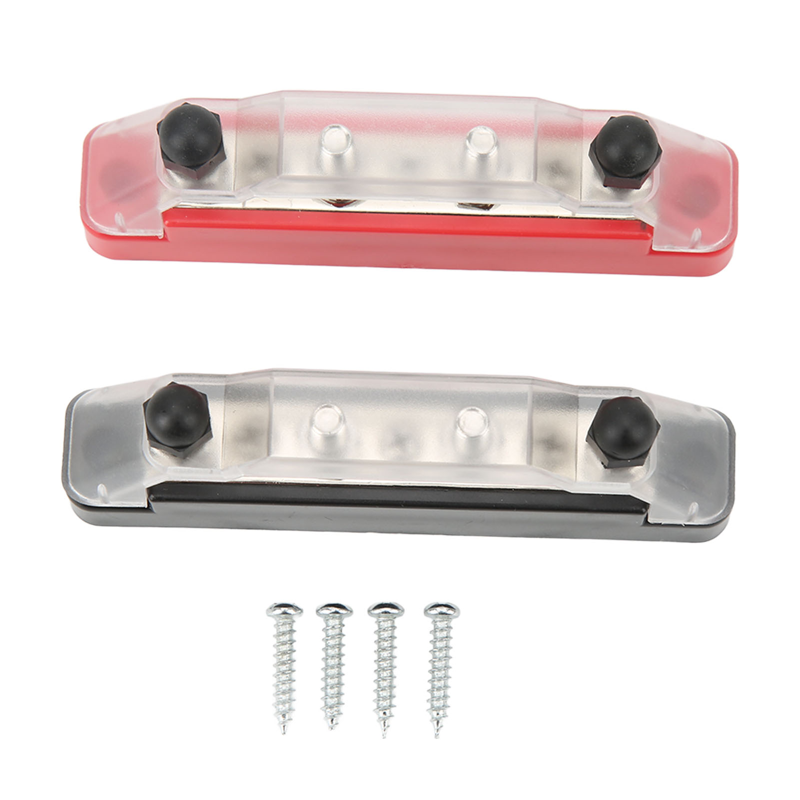 Bloc De Distribution Électrique 48 V 150 A À 7 Voies Avec Barres Omnibus Rouges Et Noires Et Couvercle Pour Voiture, Camping-car, Camion, Bateau.