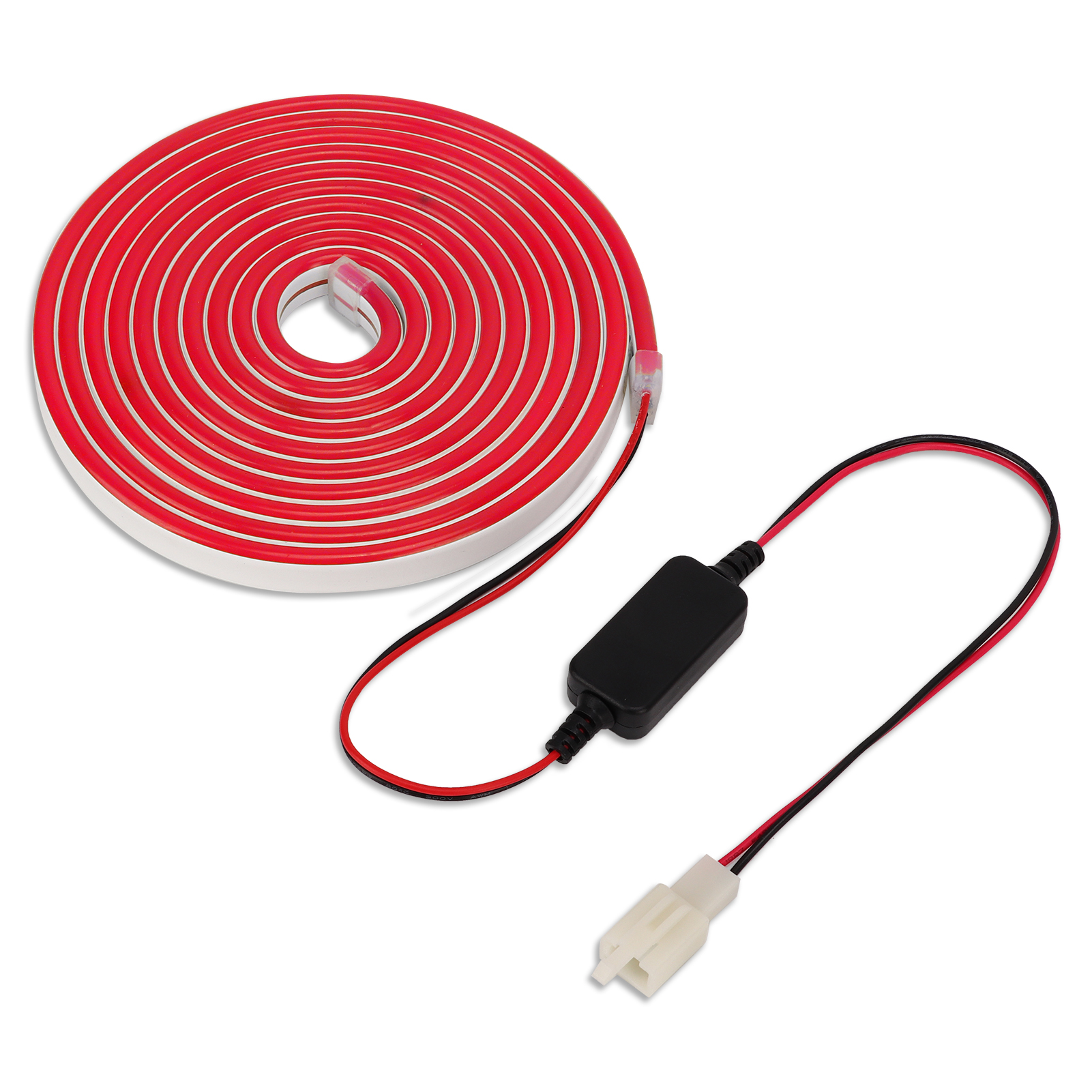 Bande Lumineuse Led Rouge Ip67 Pour Coffre Avant De Tesla Model 3 (2018-2020), Compatible Avec Tesla Model 3 (2018-2020), Alimentation 12-16 V Cc.