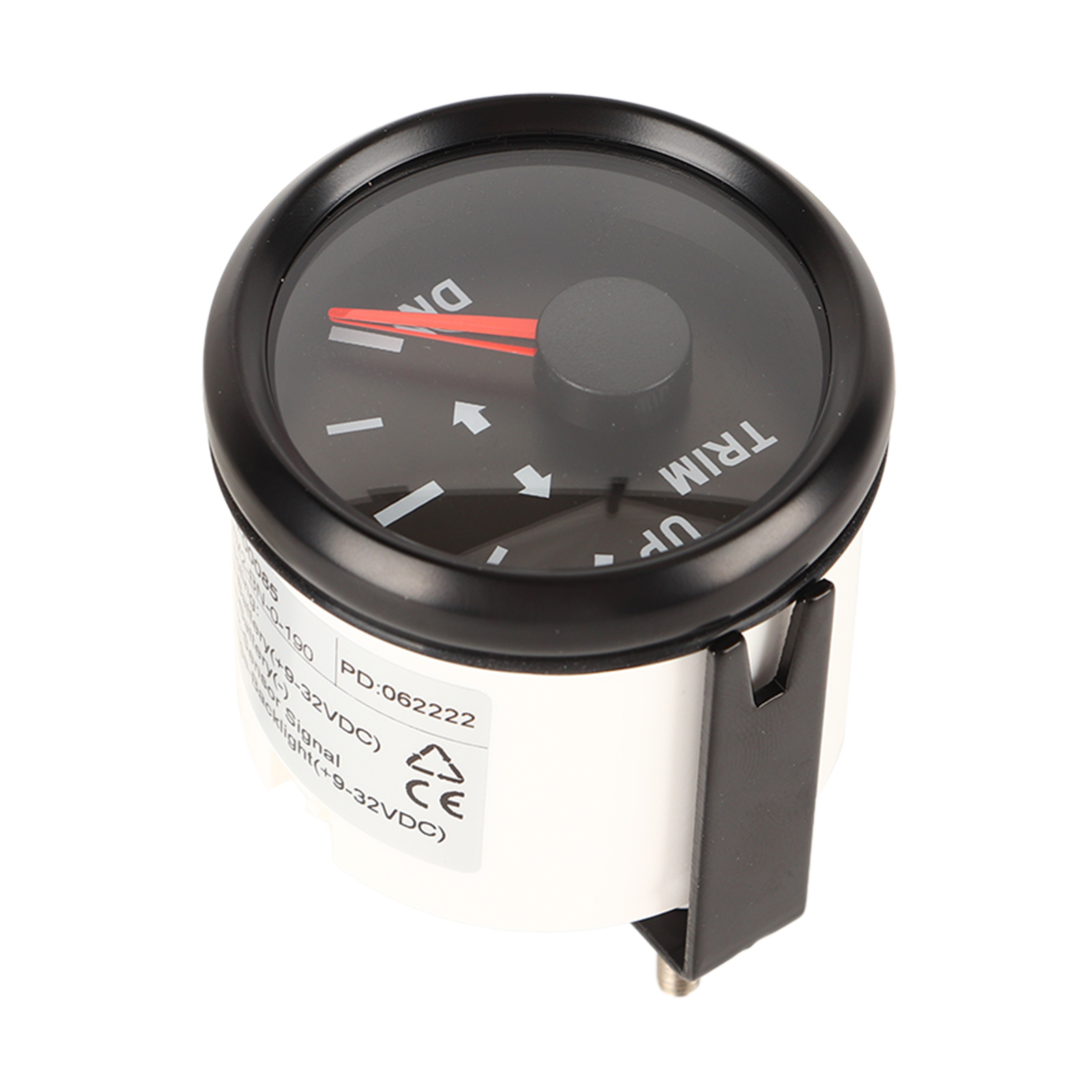 Jauge D'Assiette Marine 52 Mm/2 Pouces, Étanche Ip67, Avec Rétroéclairage Rouge, Pour Yachts.