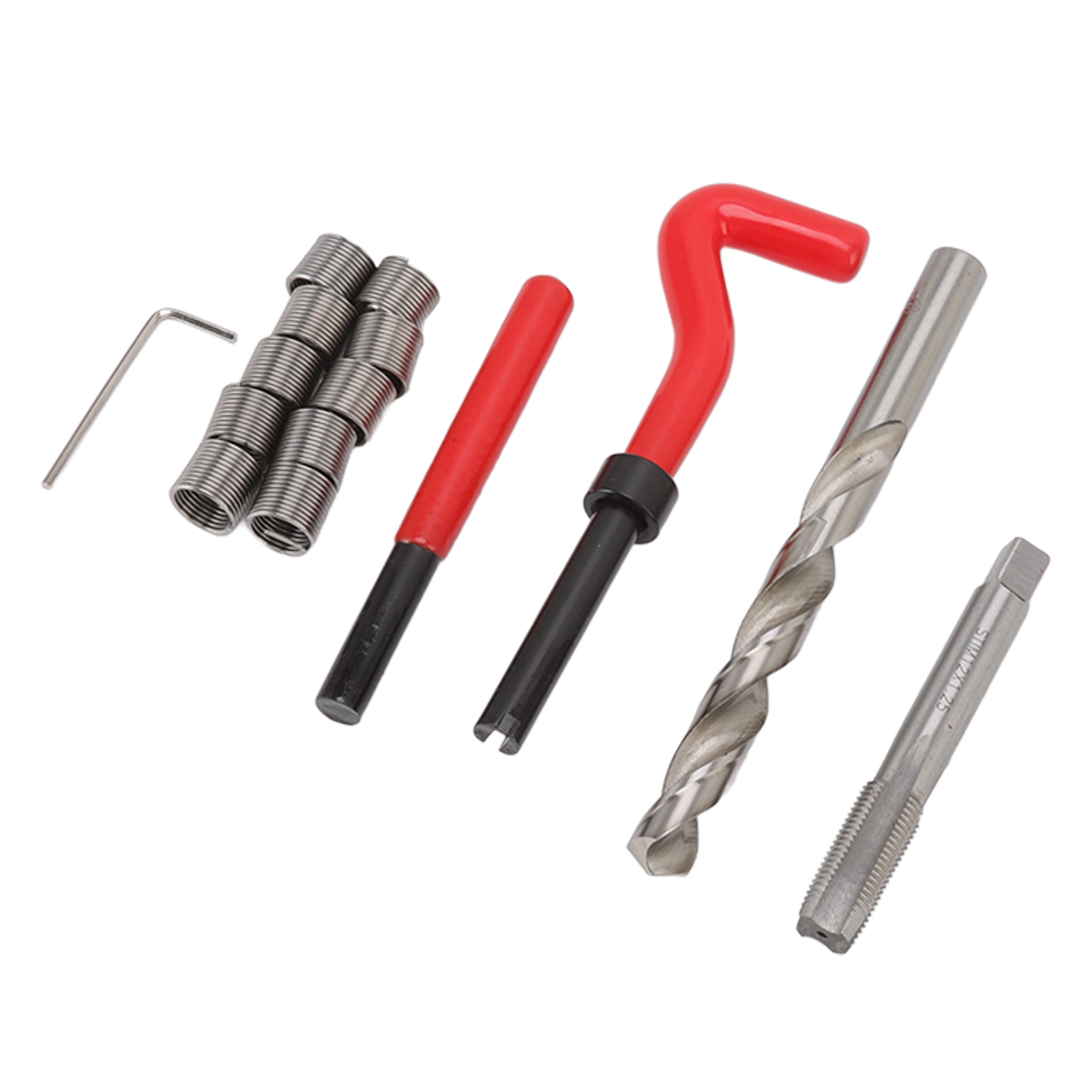 Kit De Réparation De Filetage M12 X 1,25, Insert Fileté Haute Résistance Pour La Réparation Des Filetages Endommagés, Rouge