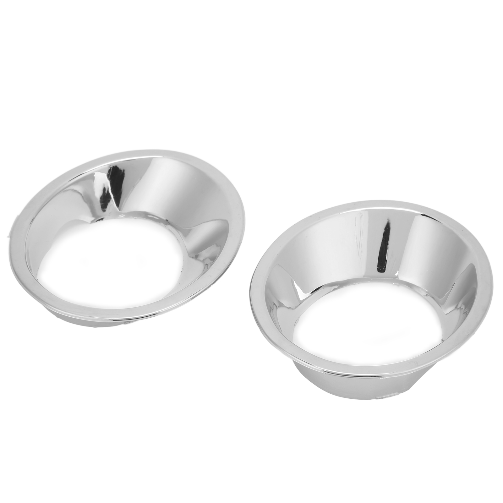 2 Silberne Abs-ringe Für Nebelscheinwerfer, Kompatibel Mit X5 2000-2003