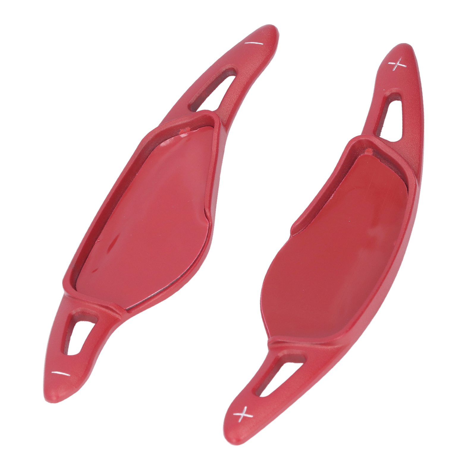 Set Mit 2 Roten Schaltwippen Aus Aluminiumlegierung Für Das Lenkrad Ihres Autos.