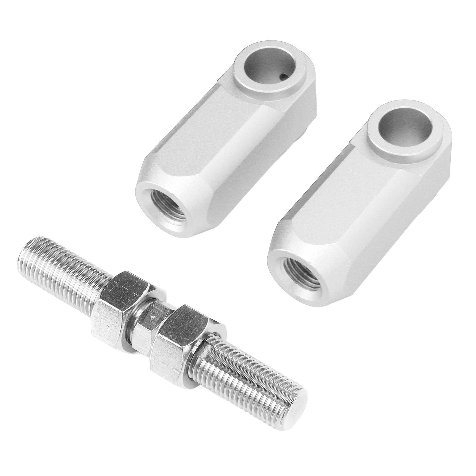 3-teiliger Tieferlegungssatz Für Quads Hinten, Aus Aluminiumlegierung, Kompatibel Mit Raptor Yfm350, Yfm660r Und Yfm700, Silberfarben.